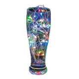 Fairy Lamp Silver Wire Wine Bottle