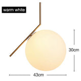 Pendant Lamp Glass Ball Modern