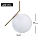 Pendant Lamp Glass Ball Modern
