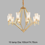 Chandelier Lamp Americal Style Brief