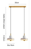 Chandelier Lamp Modern Brief Marble