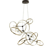 Chandelier Lamp Luxury Metal Ring